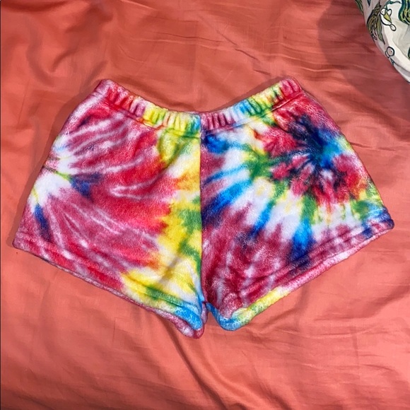 Penelope Wildberry Other - GIRLS TIE DYE FUZZY SHORTS